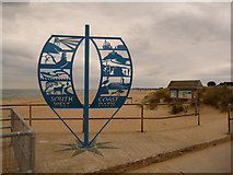 SZ0386 : Studland: start of the South West Coast Path by Chris Downer