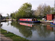 TL4411 : Burnt Mill Lock, River Stort by Claire Stretch