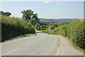 Road south from Forden church