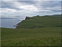 NG2138 : Clifftop at the foot of Glen Ollisdal by Richard Dorrell