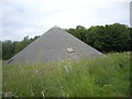 Conical roof of Dunnottar covered water reservoir