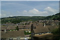 Rooftop level view of Hathersage, from the railway