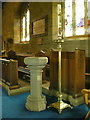 St John the Baptist, Bretherton, Font