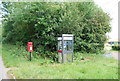 Telephone box & Postbox, Teasley Mead