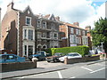 Scaffolding on house in Bury Road