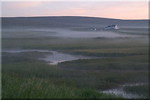 HP6312 : Daala mist over Haroldswick pool by Mike Pennington