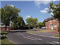 Bend in road in Rowallan Avenue