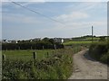 View NNE towards the village of Rhydwyn