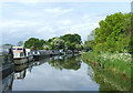 Private moorings north of Wheaton Aston, Staffordshire