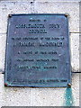 Plaque on the Viewpoint at Lossiemouth.