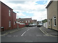 Looking from Leesland Road into Tribe Road