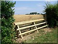 Horse jump near Scotland Farm