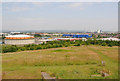 View across Penarth Moors toward Cardiff