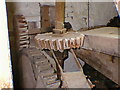 SD0997 : Muncaster Mill - internal gearing by David Priestley