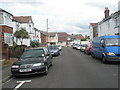 Looking along Hartington Road towards Claudia Court