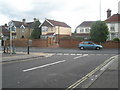 Looking from Mortimore Road into Brockhurst Road