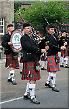 NT4935 : Members of Galashiels Ex-Service Pipe Band by Walter Baxter