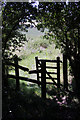 Gateway on footpath