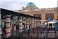 Trafford Centre Bus Station from the upper deck of a number 250