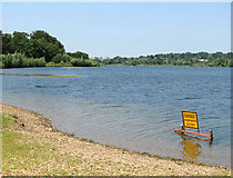 TG2507 : Whitlingham Great Broad - view from the southern shoreline by Evelyn Simak
