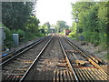 Railway to Faversham, from Clock House Crossing