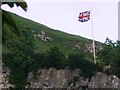 Union Flag Above Settle