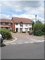 Looking from Green Lane into Alencon Close