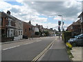 Approaching the traffic lights in Grove Road