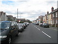 Looking westwards along San Diego Road