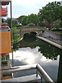 Queensbridge Road crosses Regents Canal, London E2