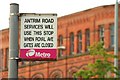 Former bus stop, Belfast