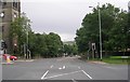 Free School Lane - viewed from Savile Park Road