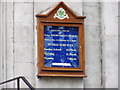 Information Board for The Mall Presbyterian Church, Armagh