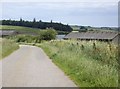 Road by Tannachie farm