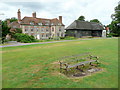 Fine house and barn by Warborough village green