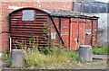 Railway goods van shed near Willoughby (1)