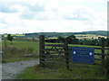 Entrance to Newton St Cyres Golf Course