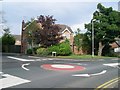 Mini-roundabout in Staining