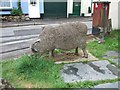 Sculpture of a Black Faced Sheep, Moretonhampstead