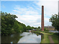 SD9751 : Industrial chimney near Skipton by Stephen Craven