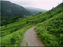 NY3405 : The Path on Loughrigg Terrace by Chris Heaton
