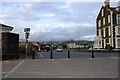 Pier Road Tywyn from the Beach