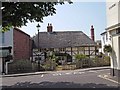 Thatched cottage in the village