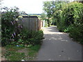 Back lane between Watford Road and the Grand Union Canal