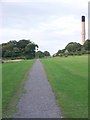 Arrowe Park & the hospital chimney