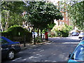 Bonnington Square looking toward Langley Lane