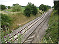 Bottlesford: Main railway line to London, 78 miles ahead