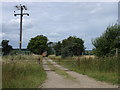 Farm track off Lower Ufford Lane