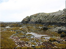 SH2987 : Rock pools at Porth-yr Afon by Eric Jones