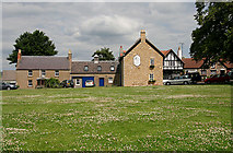 NT8228 : Kirk Yetholm Village Green by Walter Baxter